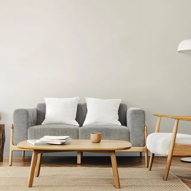 Moderne stue med sofa og bord